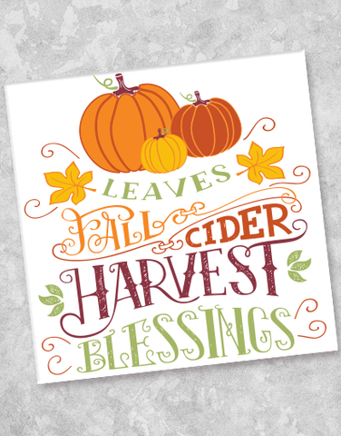 Harvest Blessings Luncheon Napkins (44 Count)