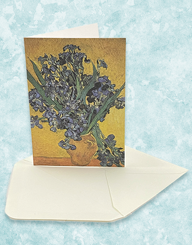 Van Gogh Irises 1890 Note Cards