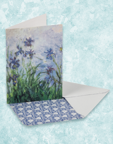 Monet Irises Note Cards