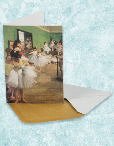 Degas The Dance Class 1874 Note Cards