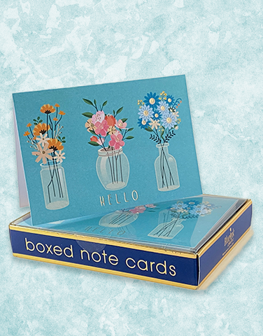 Hello Floral Note Cards