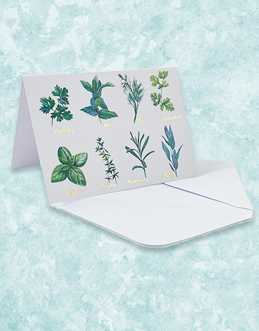 Fresh Herbs Note Cards