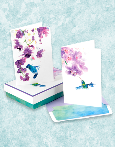 Hummingbird Dream Deluxe Note Card Set