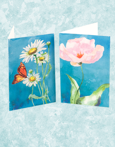 Artistic Floral Deluxe Note Card Set