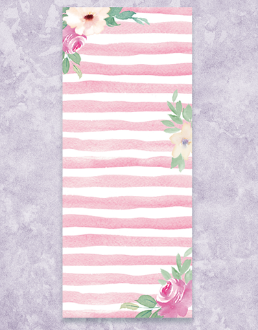 Pretty In Stripes Shopping List Pads