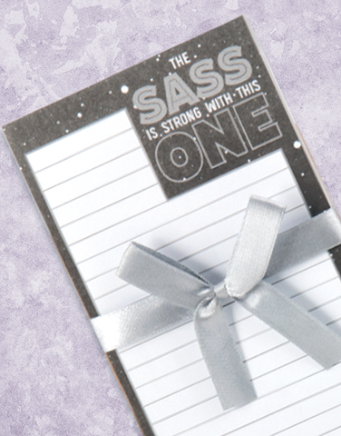 The Sass Shopping List Pads