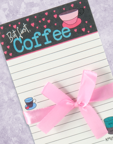 Coffee First Shopping List Pads