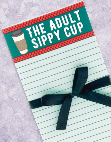 Adult Sippy Cup Shopping List Pads