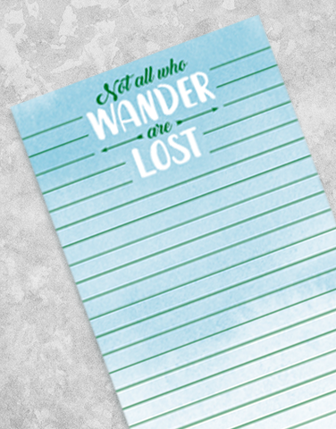 Wander Shopping List Pads