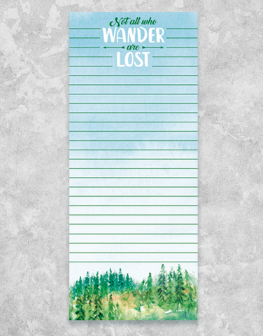 Wander Shopping List Pads