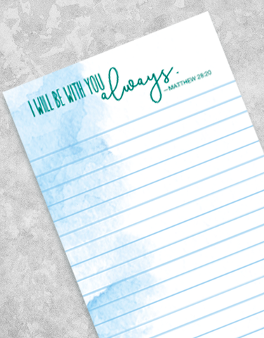 Always With You Shopping List Pads