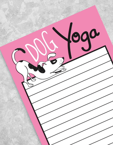 Dog Yoga Shopping List Pads