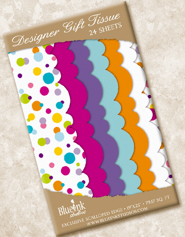 Yummy Dots Scalloped Tissue Paper