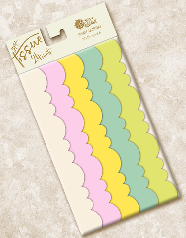 Sweetened Hues Scalloped Tissue Paper