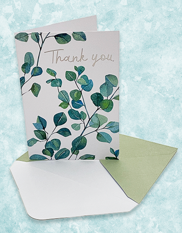 Soft Breeze Thank You Cards