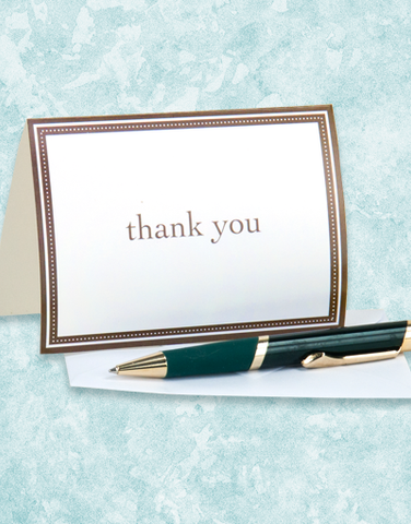 Chocolate Thank You Note Cards