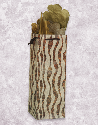 Striking Zebra Wine Bags