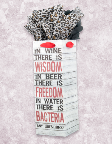 Wisdom & Freedom Wine Bags